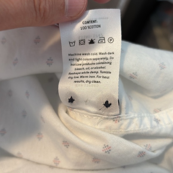 Level Ten men’s white short sleeve button down shirt size small - Picture 11 of 11